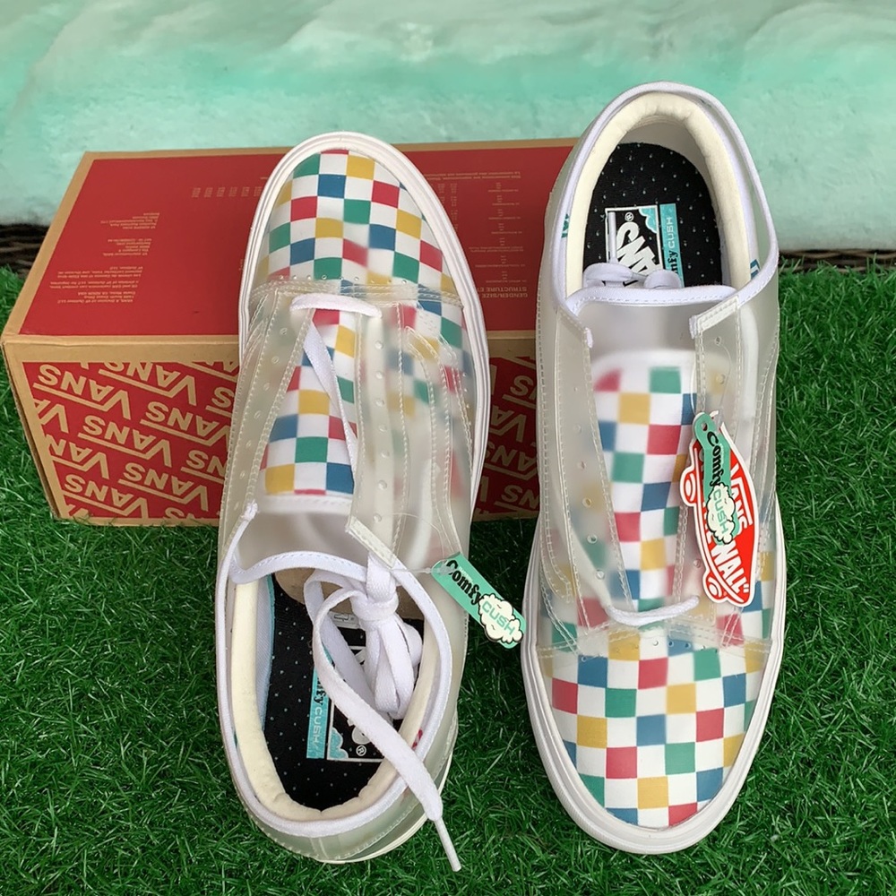 VANS COMFYCUSH SLIP SK VANS BLOCK MULTI/CHECKER MN - Picture 7 of 15